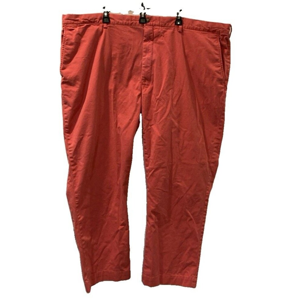 Men's Polo Ralph Lauren Classic Fit Chinos Stretch Pink Coral Size 50x30